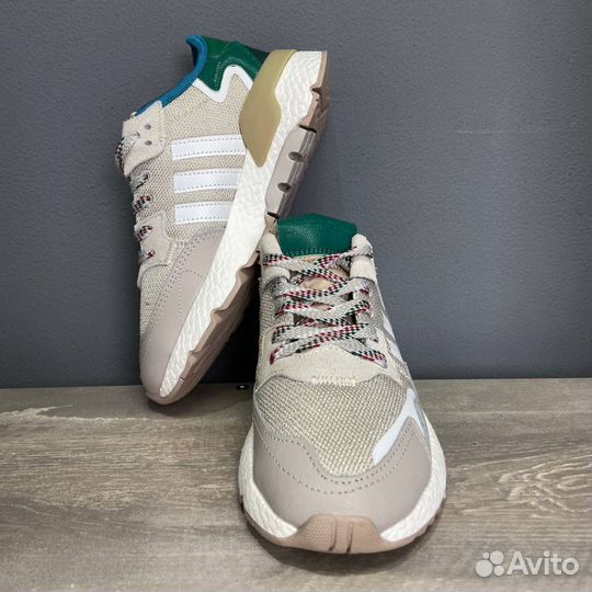 Adidas Nite Jogger Grey-Green (39р)