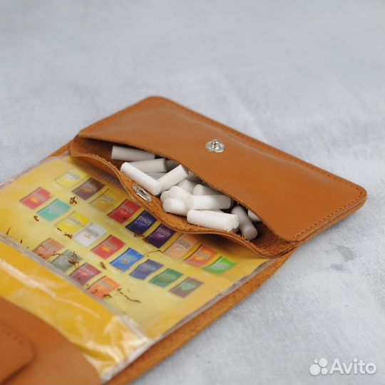 Кисет для табака из кожи