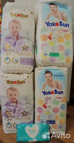 Трусики L(9-14кг) и XL(12-20кг)