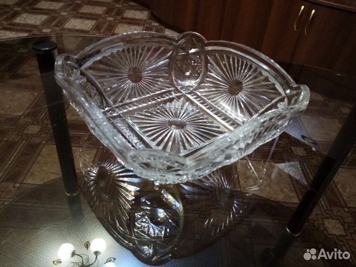 Салатник, Хрустальные розетки