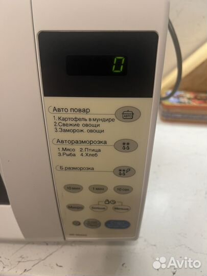 Микроволновка LG, не работает панель