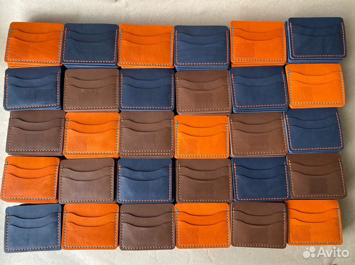 Картхолдер кожаный ручная работа