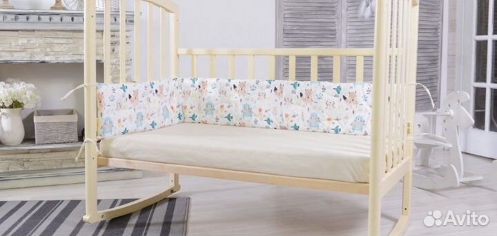 Бортики в детскую кроватку