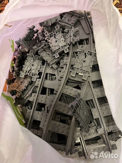 Lego city поезд