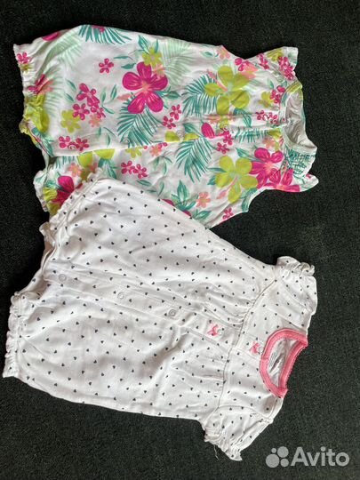 Пакет детских вещей на девочку 0-12