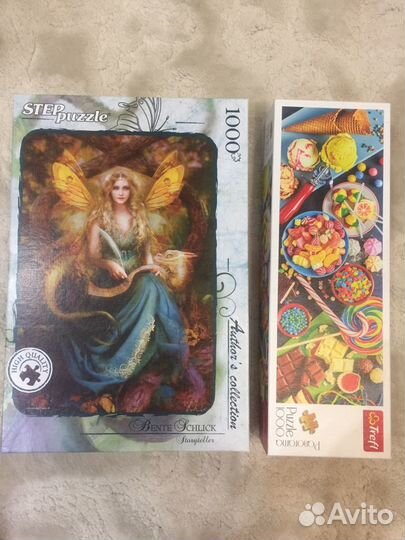 Пазлы новые большие 1000 деталей