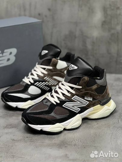 Кроссовки new balance 9060 зимние серые 41-45