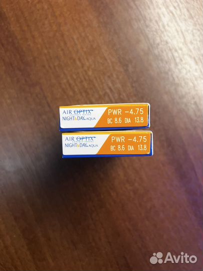 Линзы air Optix night and day aqua -4.75/8.6