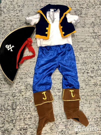 Костюм пирата детский 104-116. Размер 28
