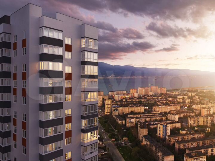 2-к. квартира, 56,8 м², 13/24 эт.