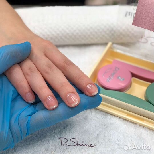 Маникюр гель -лак и укрепление