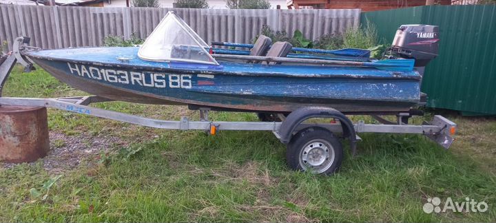 Продам лодку Обь 1 зич с мотором ямаха 30