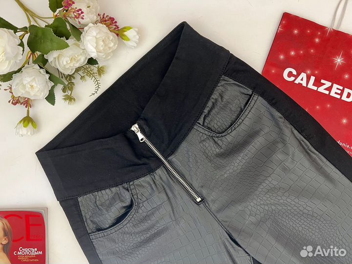 Брюки calzedonia 42 44 брюки черные