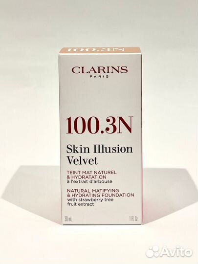 Clarins Увлажняющий тональный крем 100.3N shell