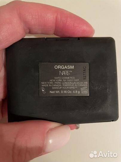 Nars orgazm румяна