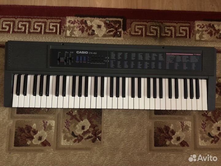 Синтезатор casio ctk-450 + блок питания