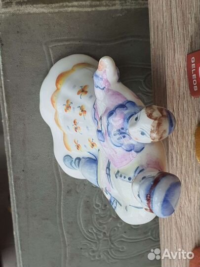 Статуэтка фарфор Радость встречи. СССР авторская