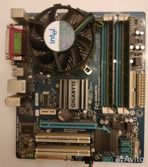 Комплект Gigabyte LGA 775+Q8300+8GB DDR3