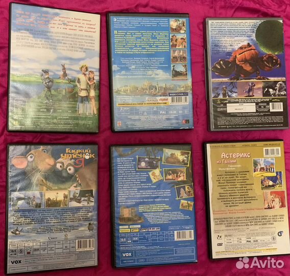 Dvd диски, детские мультфильмы