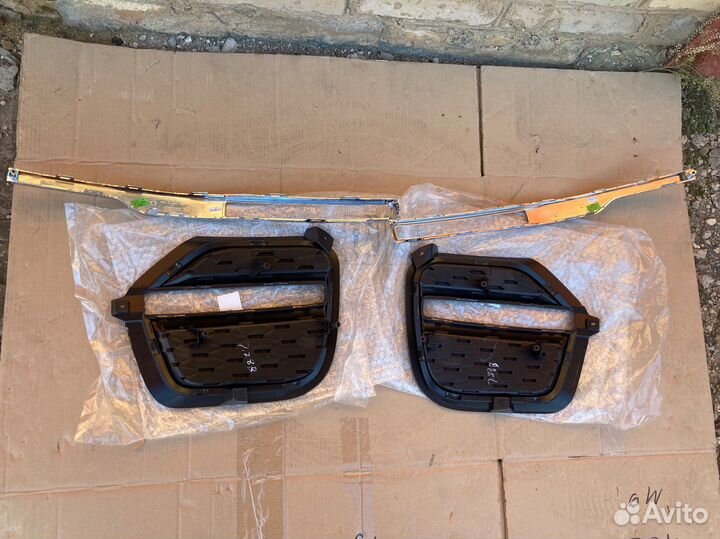 Рамки птф + хром молдинги Chery Tiggo 4