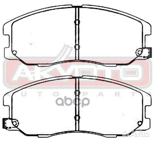 Колодки тормозные дисковые передние AKD0715 akyoto