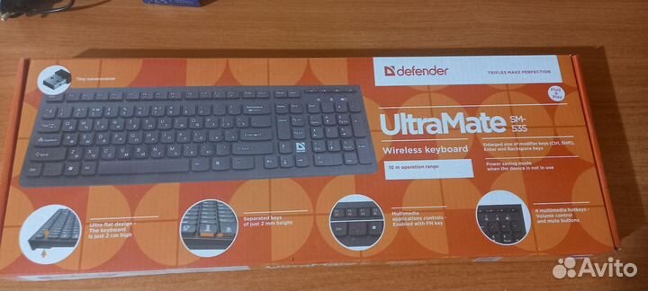 Клавиатура беспроводная defender