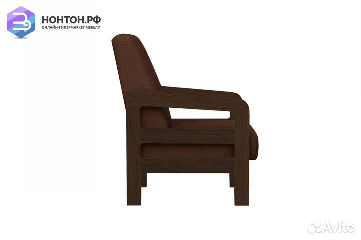 Кресло Вега-34 темно-коричневое
