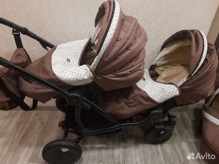 Коляска для двойни или погодок 2 в 1