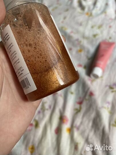 Крем для лица + спрей шиммер для тела