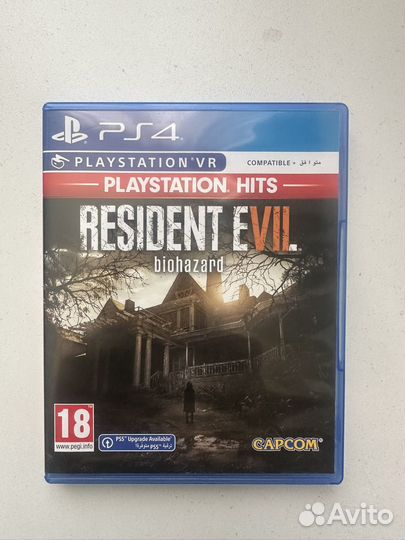 Игра для PS4 resident evil VII biohazard ps4
