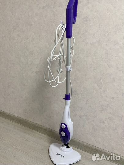Паровая швабра kitfort KT-1004-4, фиолетовая