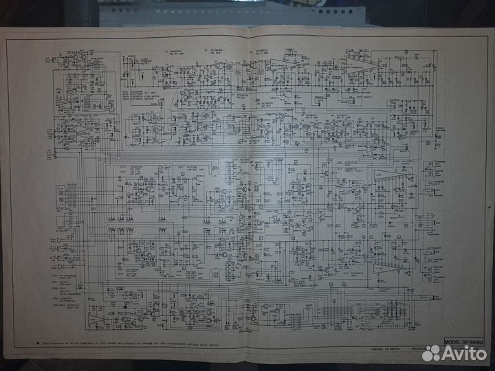 Принципиальная схема sharp GF-9696Z