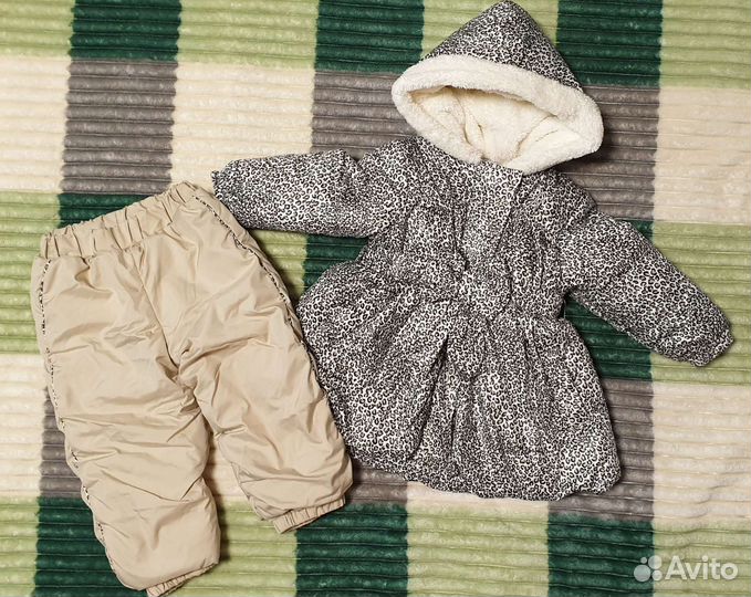 Зимний костюм для девочки 80 размер