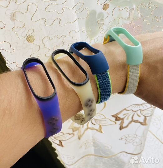 Ремешки для Xiaomi Mi Band 3,4,5,6,7 (фитнес )