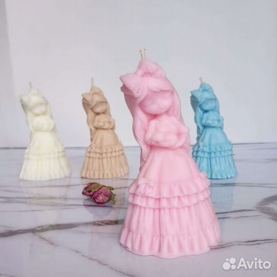 Свечи из соевого воска, ручная работа