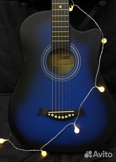 Акустическая гитара из стекловолокна sunburst