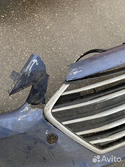 Бампер передний elantra 2018