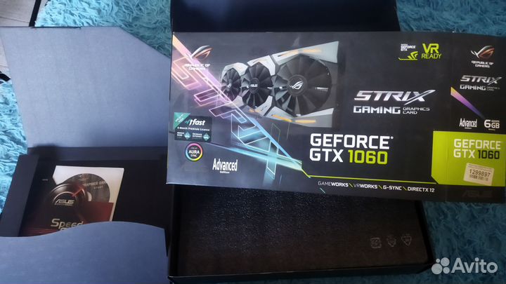 Видеокарта gtx 1060 6gb asus