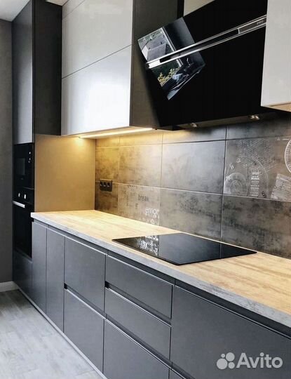 Кухонный гарнитур прямой на заказ