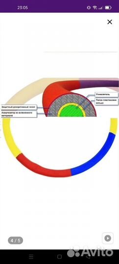 Обруч хулахуп для похудения 2 кг