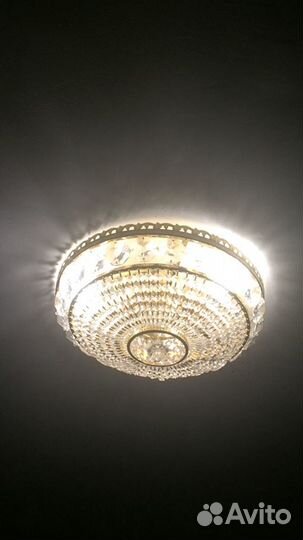 Светильник хрусталь.Чехия.Новый