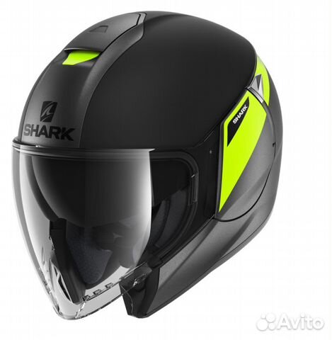 Шлем shark citycruiser karonn MAT Antracite/Yellow