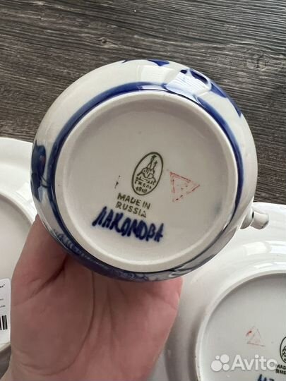 Набор гжель новый