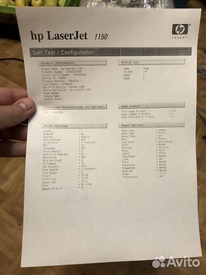 Принтер hp laserjet 1150