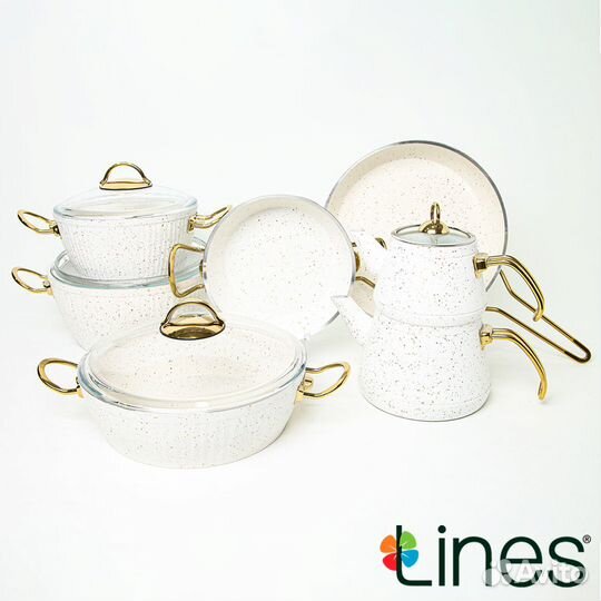 Набор кастрюль Lines 11 предметов