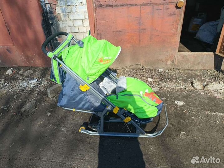 Коляска санки