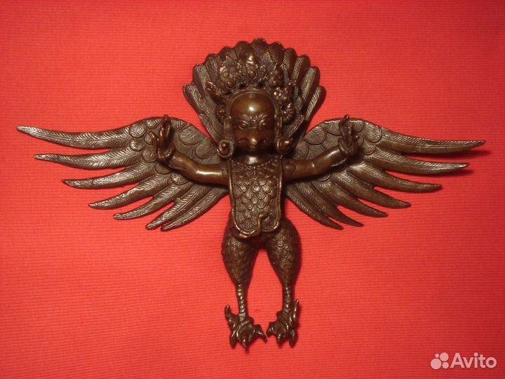 Бронза Птица Гаруда Герб Тайланд ввс Индонезия 21