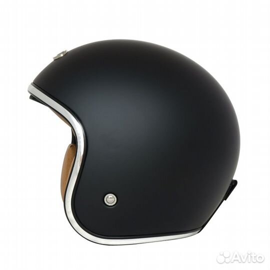 Ретро шлем открытый Beon Black