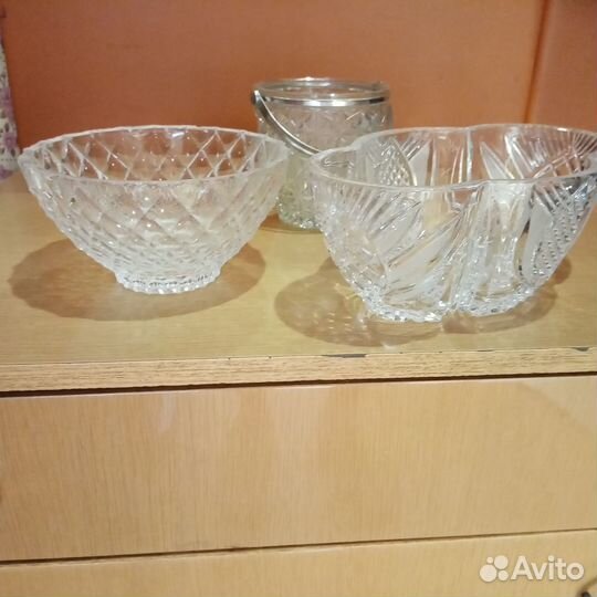 Салатники и конфетница набор 3 предмета