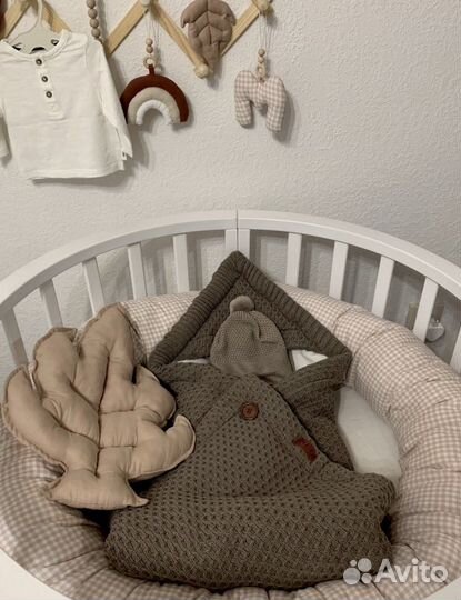 Конверт на выписку для новорождённого/плед/одеяло